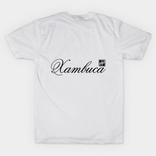 Xambuca Cursive Text with block logo T-Shirt